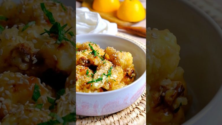 🧡Cavolfiore all'arancia: L'abbinamento inaspettato che ti farà impazzire🧡#ricettevegane