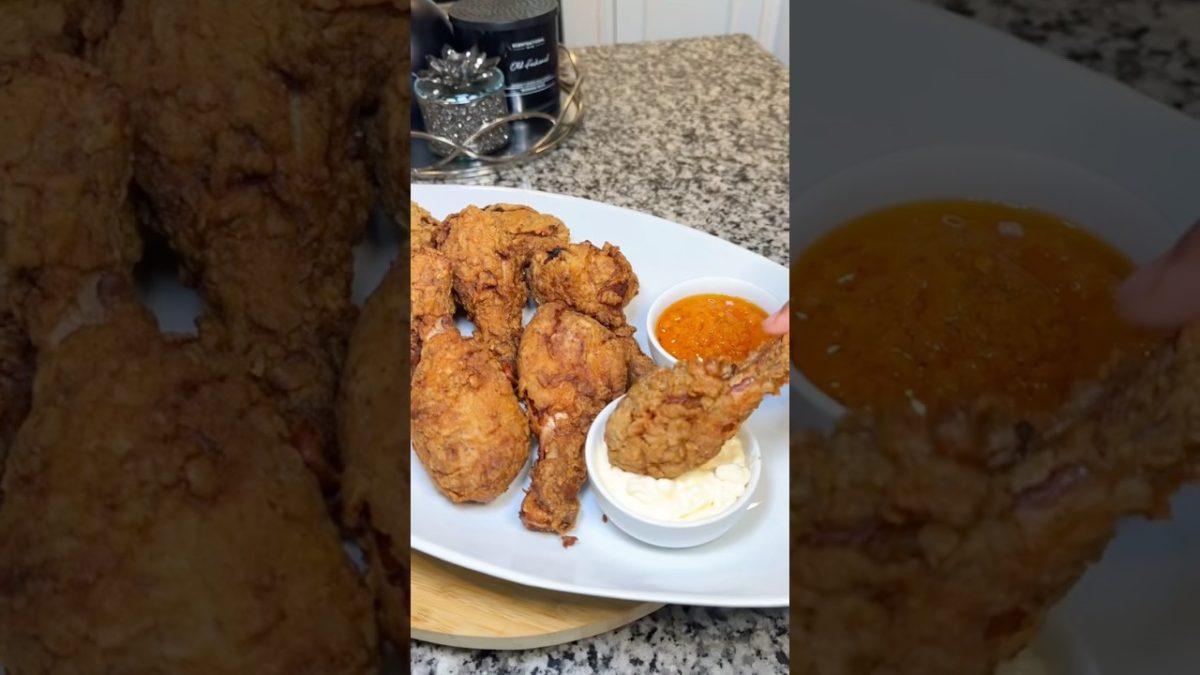 Fried Chicken Recipe 🍗 #asmr #chickenrecipe #food #recipe #foryou