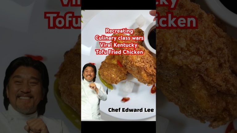 Recreating Chef Edward Lee's Viral Kentucky tofu fried chicken of Culinary class wars on Netfix