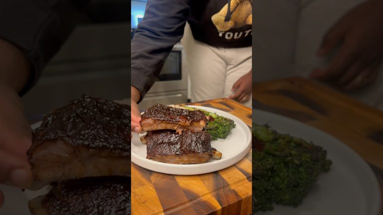 The Best BBQ Ribs Ever! Jerk BBQ Ribs #shorts #food #bbqribs