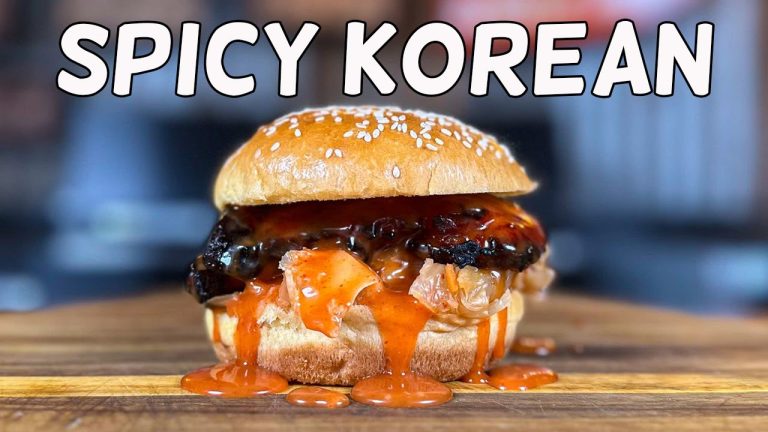 Gochujang Chicken Burger by Schuey BBQ