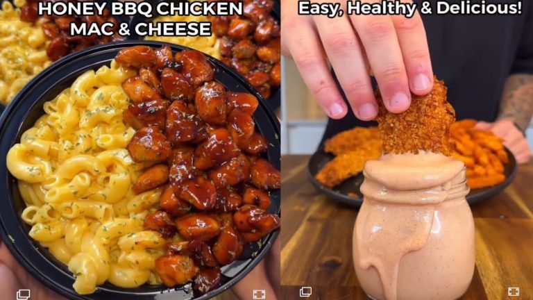 How to Make Honey BBQ Chicken MAC & CHEESE | Easy Healthy & Delicious | 2.5 Minutes Recipe