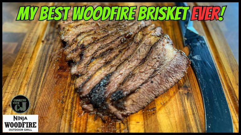 The BEST Ninja Woodfire Grill Brisket!