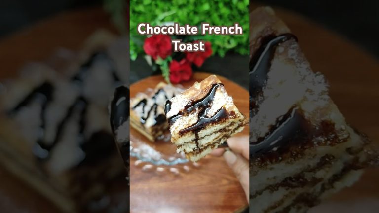 Trending Chocolate French Toast Recipe | Chocolate Toast | Chocolaty Bread | #trendingshorts