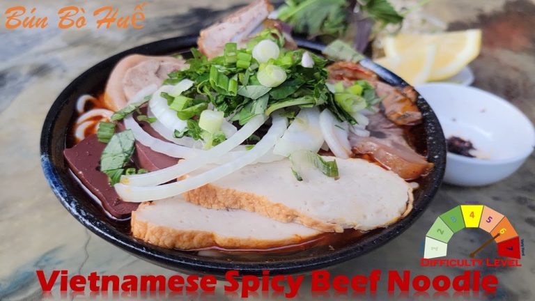 Vietnamese Spicy Beef Noodle Bun Bo Hue The Best Recipes