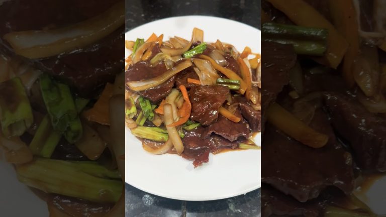 Beef & Onion Stir Fry – full recipe on my channel #food #shortvideo #shorts #youtubeshorts #foryou