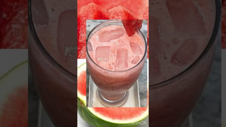 Refreshing Watermelon Pineapple Juice Recipe | Easy Summer Drink #youtubeshorts #shortfeed #shorts