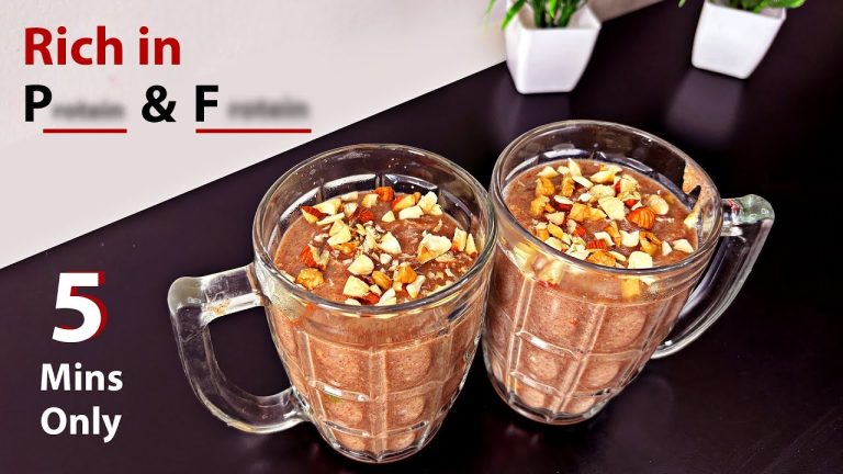 1 സ്പൂൺ റാഗി ദിവസവും ഇങ്ങനെ ശീലമാക്കൂ/High protein Breakfast Smoothie/Ragi Smoothie.