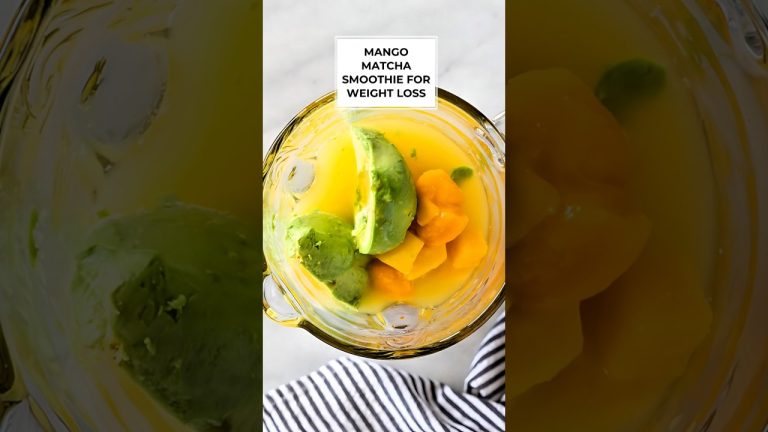 Mango matcha smoothie #recetasfaciles  #mango #mangorecipe  #matcha  #smoothie