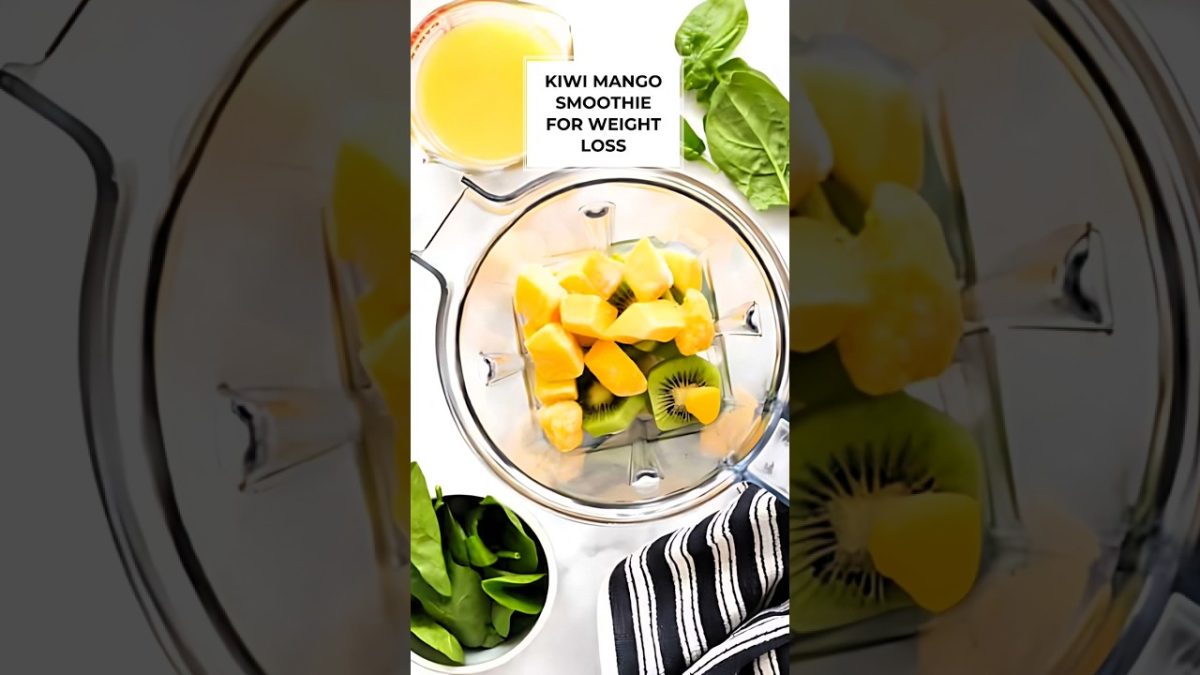 KIWI MANGO SMOOTHIE | REFRESHING KIWI MANGO RECIPE #short