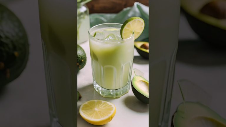 Tienes aguacate y limón? La bebida que TODOS te pedirán por lo RICA y FÁCIL!!!