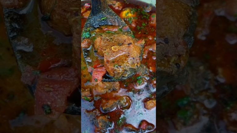 मसालेदार रोहू मछली करी बनाने करने का सही तरीका | Rohu Fish Curry Recipe | #fishcurry #shorts