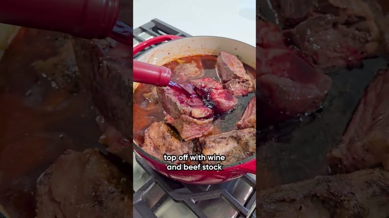 Braised Short Ribs ~ 6-Course Thanksgiving Meal