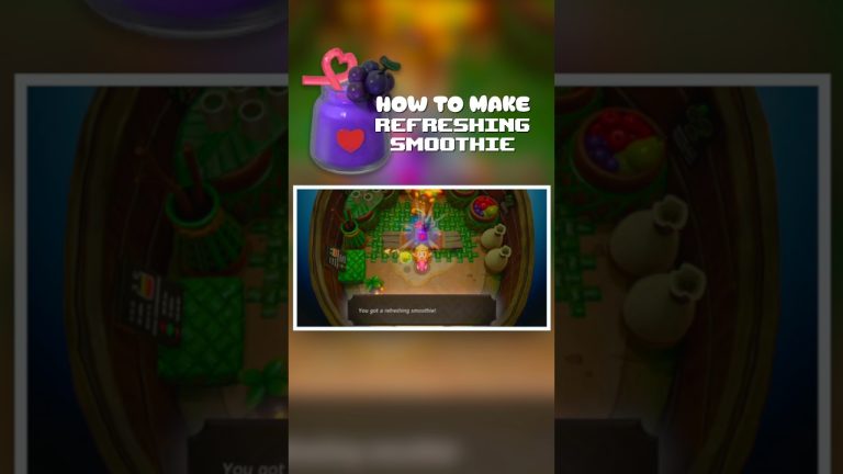How to Make Refreshing Smoothie from Zelda Echoes of Wisdom! #shorts