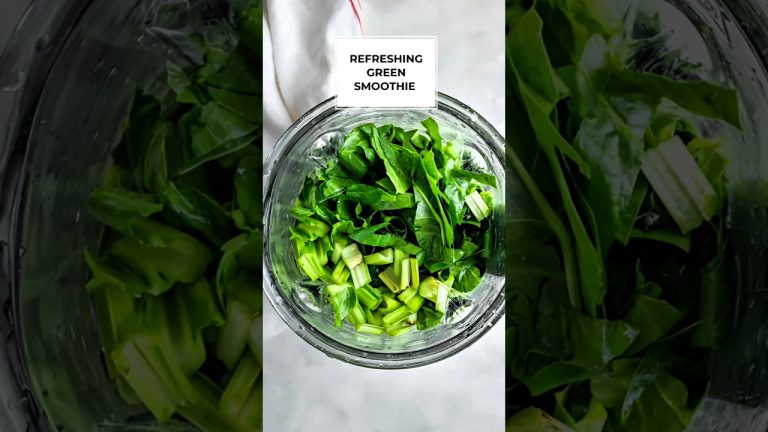 Green Smoothie Recipes: Best Green Detox Smoothie Recipe For Weight Loss #short