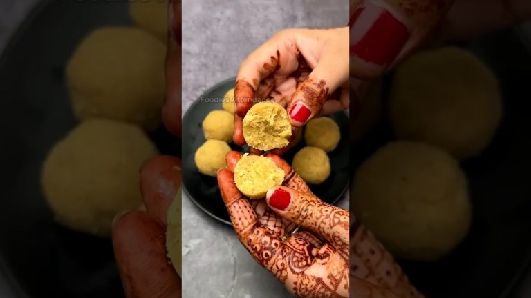 बिना गैस जलाएं हेल्दी और टेस्टी लड्डू Easy Recipes For Foodies #shorts #recipes #sweet #dessert