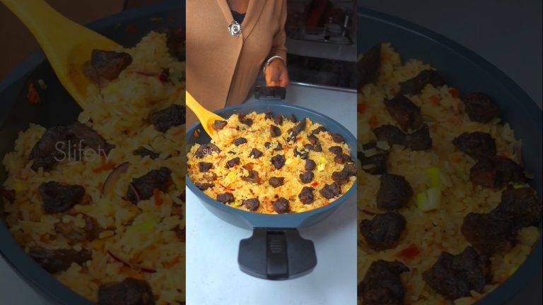 Easy To Make Try This Beef Rice Recipe #shorts #cooking #shortsafrica #food #youtubemade