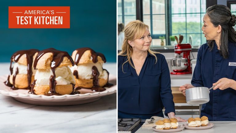 Master Pate a Choux for Perfect Cream Puffs (Profiteroles)  | America’s Test Kitchen (S24 E1)
