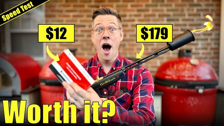 Light a charcoal grill FASTER than propane? Fire starters vs Grill Torch 🔥🔥🔥