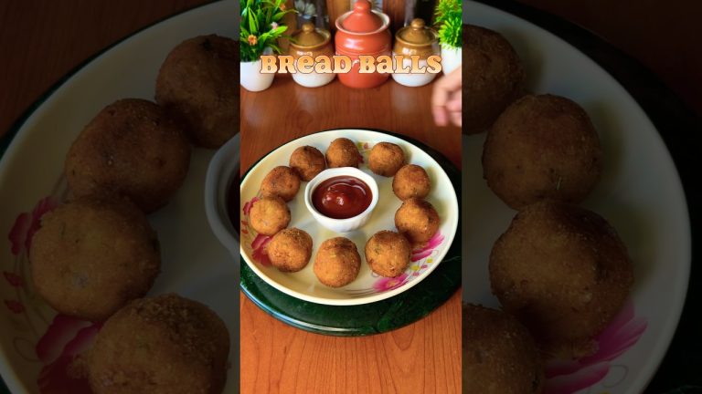 Crispy Bread Balls Recipe | Easy Snack #crispybreadballs #breadballsrecipe