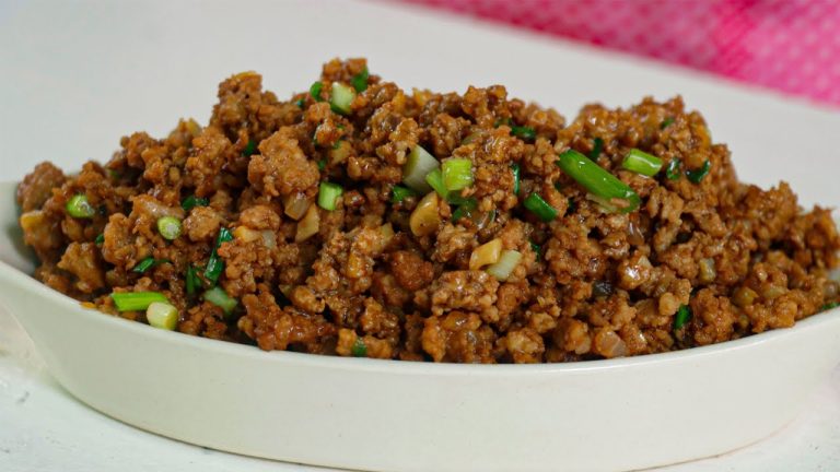 Easy And Tasty Minced Pork Recipe | How to Cook Minced Pork | Asian Minced Pork Stir-Fry Recipe