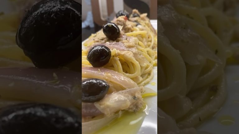 SPAGHETTI TONNO E CIPOLLA 🍝