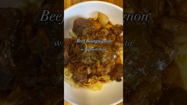 Mouthwatering Beef Bourguignon Made Easy #dinner #shorts #recipe #cooking #paris #recipeideas