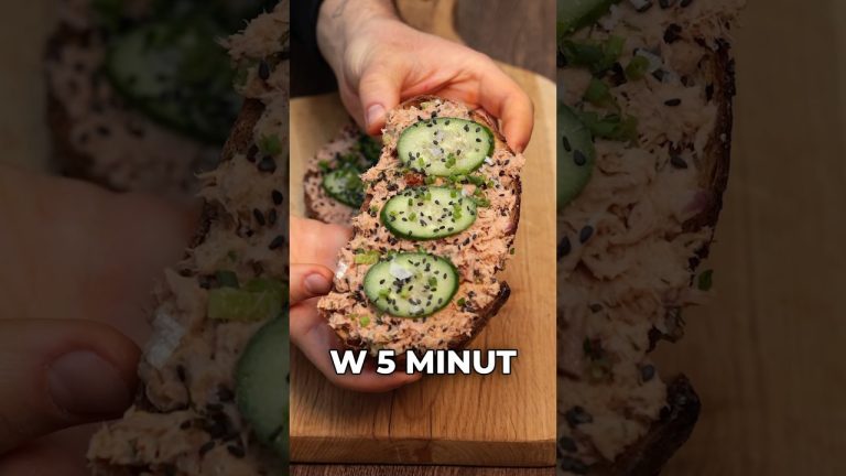 PASTA Z TUŃCZYKA w 5 minut! 🐟 #coocharz #pastaztuńczyka #tuńczyk #przepis #jedzenie #shorts