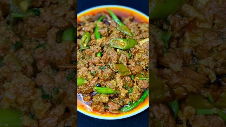 Gosht Ka Salan | Easy Beef Keema Recipe  | degi gosht shorba | eid specials #aloogosht #beef #shorts