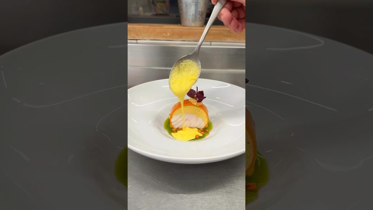 Michelin-star pike-perch fish recipe ⭐️