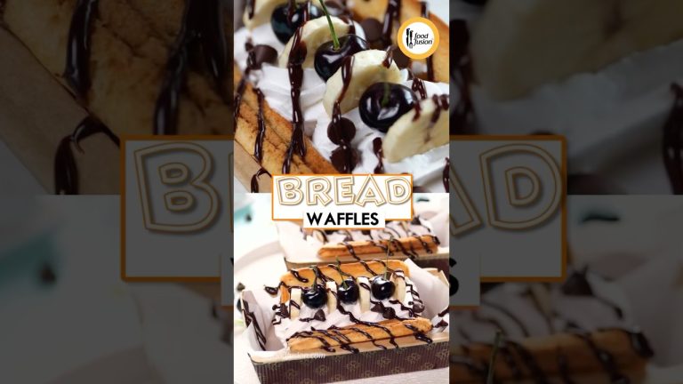 Bread Waffles Recipe by Food Fusion