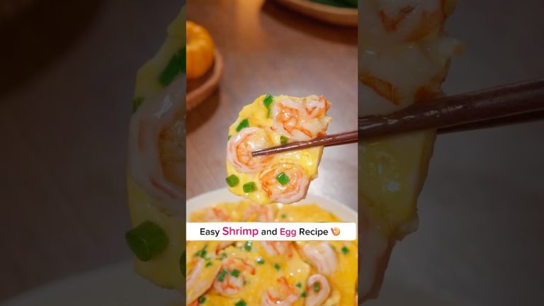 Easy Shrimp and egg recipe for you to try out 😍