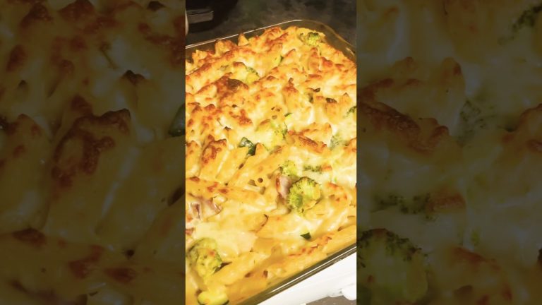 Salmon white fish cheesy pasta pie. #cooking #food #fishrecipe