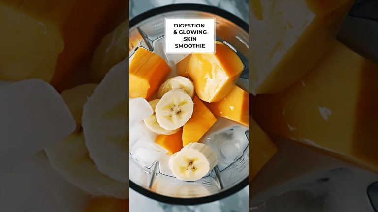 Smoothie for glowing skin! #smoothie #recipe #plantbased #vegan