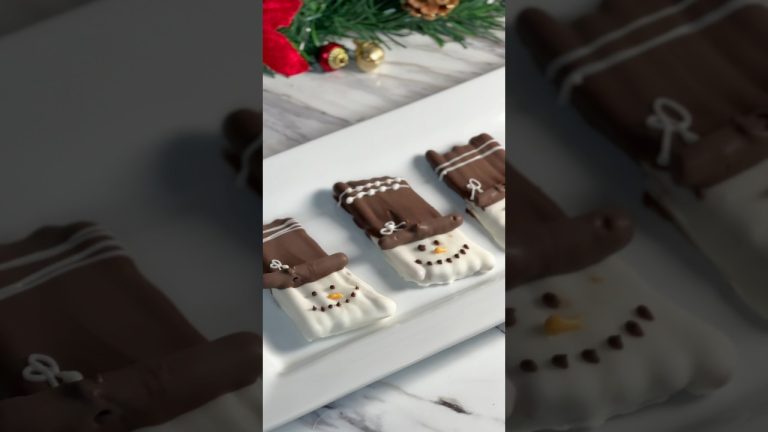 Frosty the snowman Christmas treats