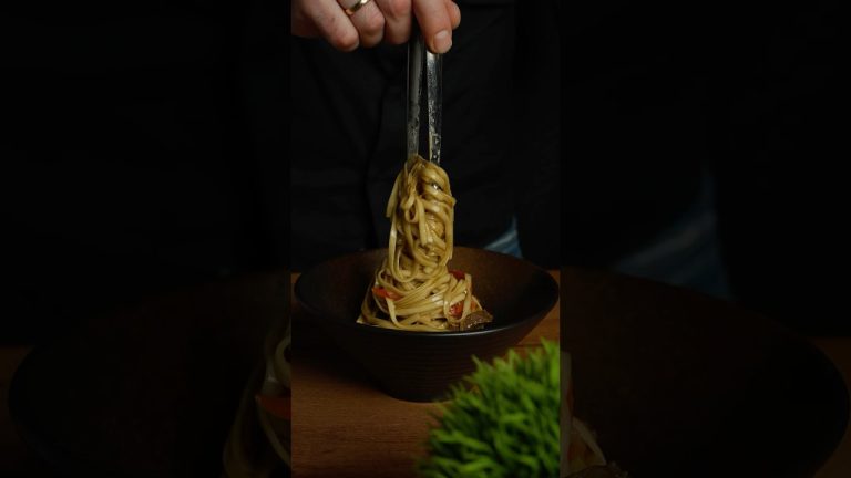 Удон с говядиной и овощами #cooking #food #recipe