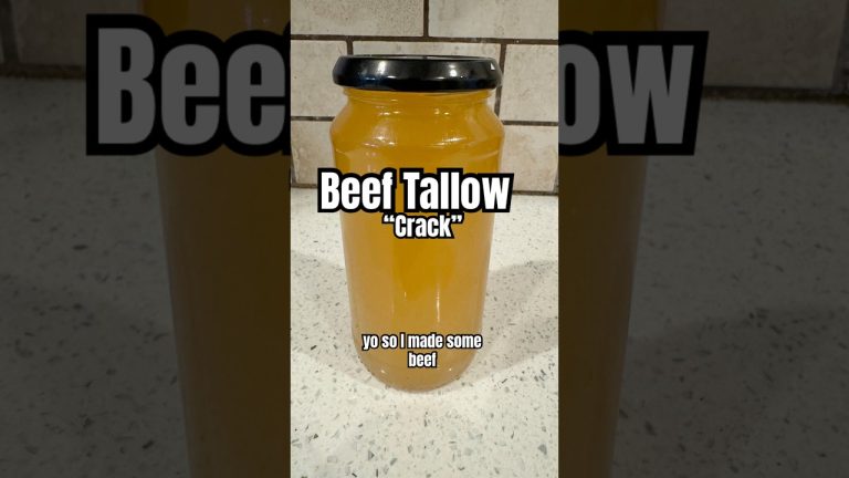 How I Make Beef Tallow #beef #brisket #shorts