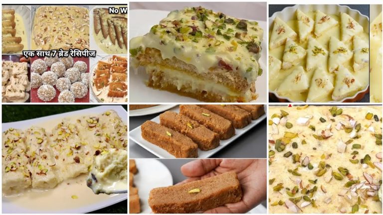 7 Easy Bread Dessert Recipes That any one can make in Minutes 😍| Bread Dessert! Custerd Recipe! Cake