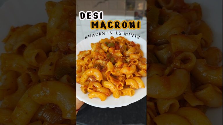 Desi Macroni recipe in just 15 minutes, kya kamal ki bani thi #macronirecipe #macroni #quickrecipe