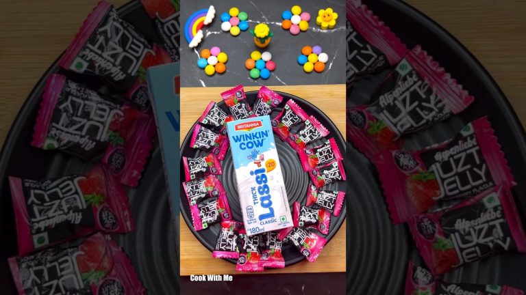 WINKIN COW Lassi & Juzt Jelly Popsicle | #shortfeed #popsicle #recipe #shortvideo #shorts