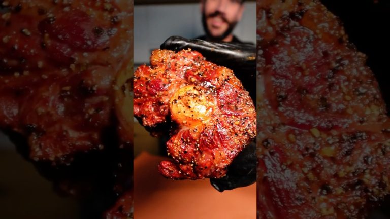 The BEST OXTAIL I’ve ever had! Jalapeño X 3x Pepper rub! #bbq #oxtail #shorts