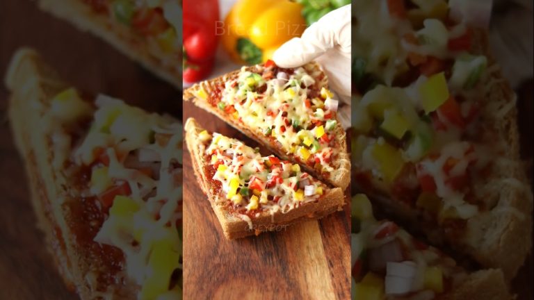 Cheese Stuffed Bread Pizza Recipe | Quick & Cheesy Snack