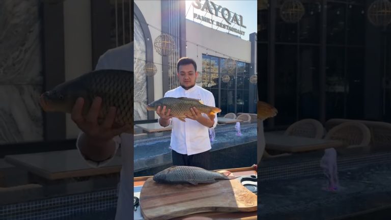 Chef Doniyor Fozilhonov | Ресторан Сайкал | жареная рыба