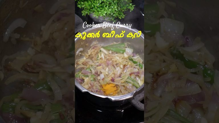 കുക്കറിൽ എളുപ്പത്തിൽ ബീഫ് കറി | Beef Curry In Pressure Cooker | Kerala Beef Curry | Easy Beef Curry