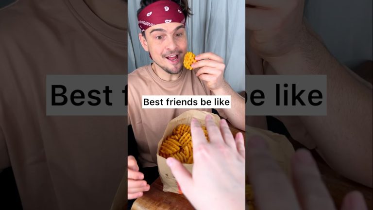 How to enjoy WAFFLE FRIES with bbq SAUCE and your best friend properly?😎❤️🍟| CHEFKOUDY