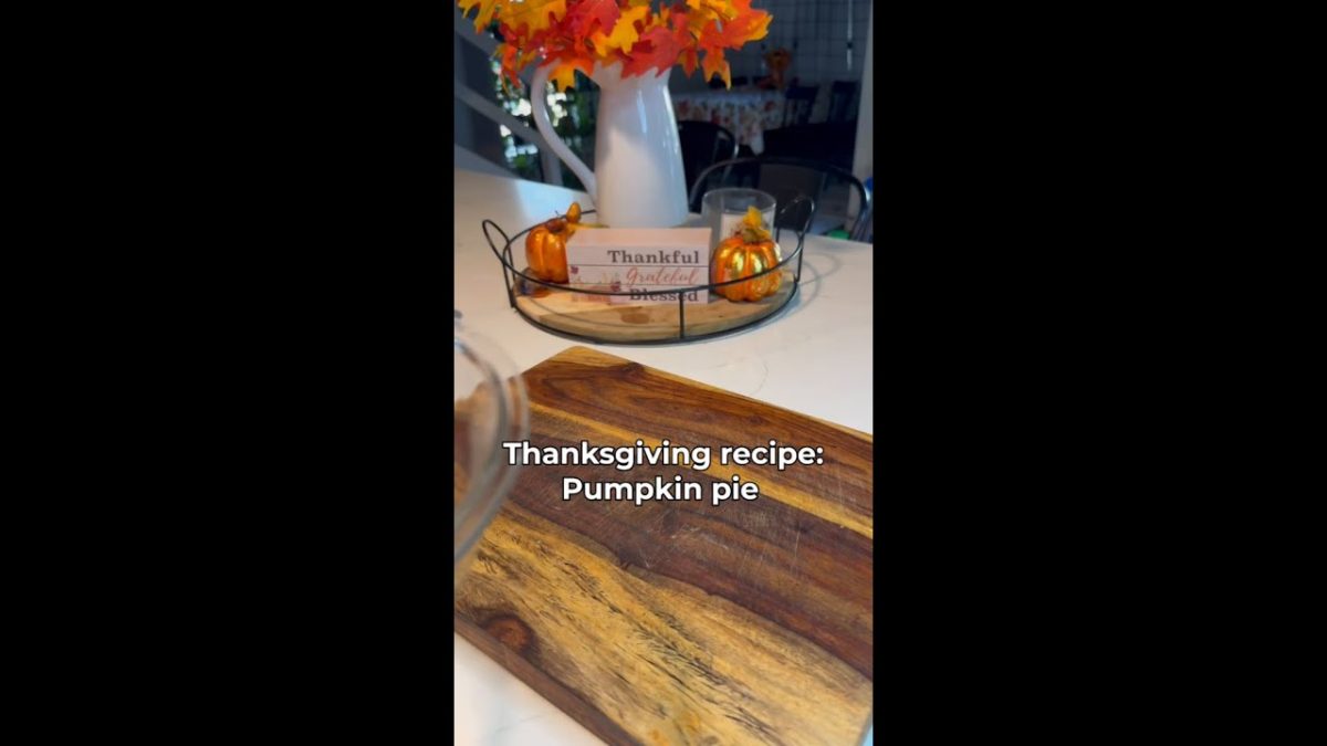 Thanksgiving recipe: Pumpkin pie