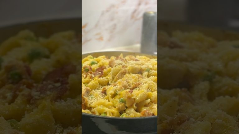 Four- Cheese Conchiglie. #comfortfood #cooking #pasta #home #shorts