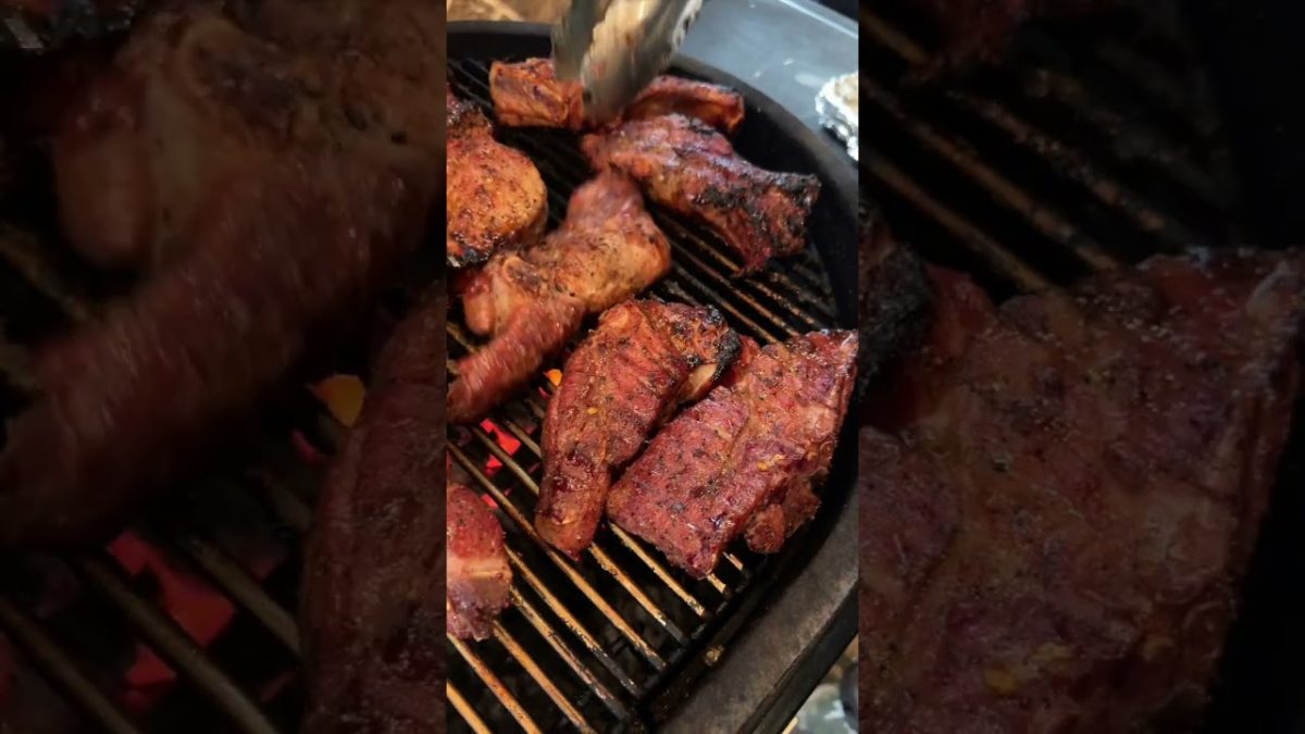 kickin' country style ribs #ribs #countrystyleribs #grilling