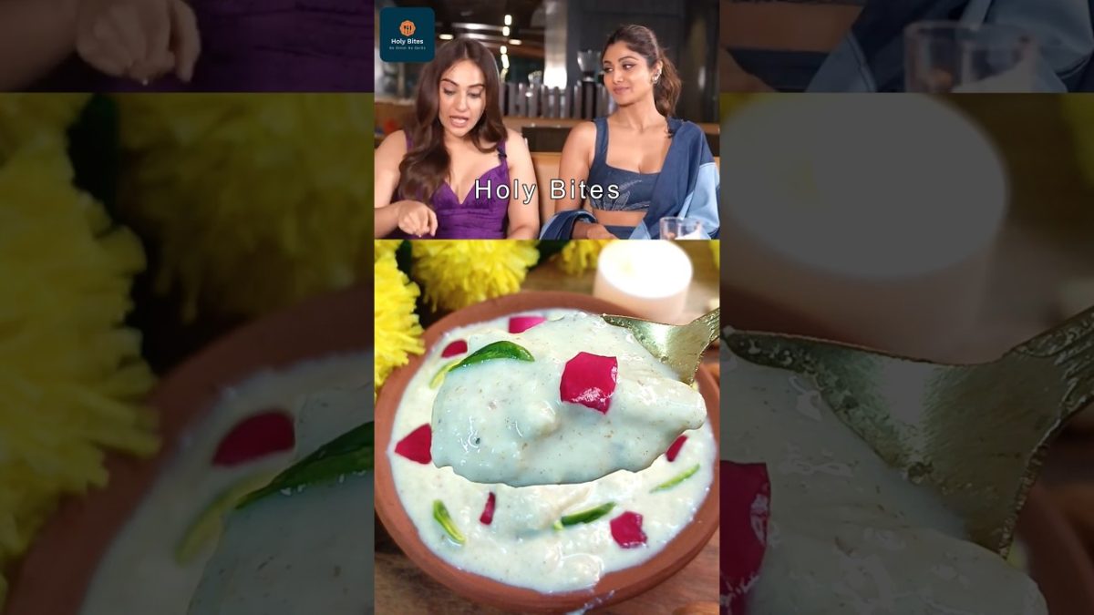 Navratri Special Shilpa Shetty's Favourite Dessert Recipe।#viralvideo #sitafal #rabdi #festival #yt