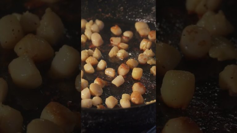 Creamy Lemon Garlic Scallop Pasta